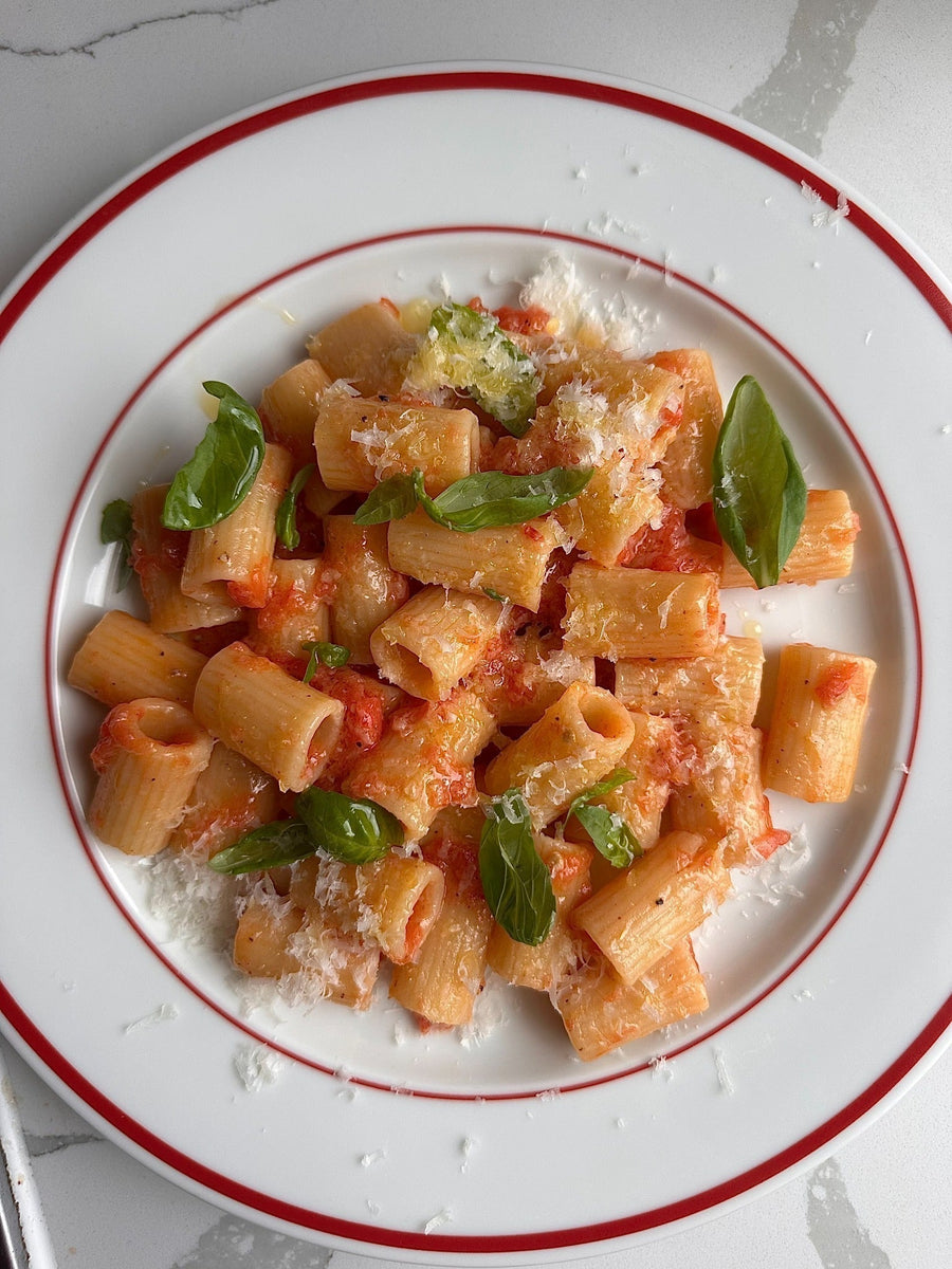 No-Cook Tomato Pasta