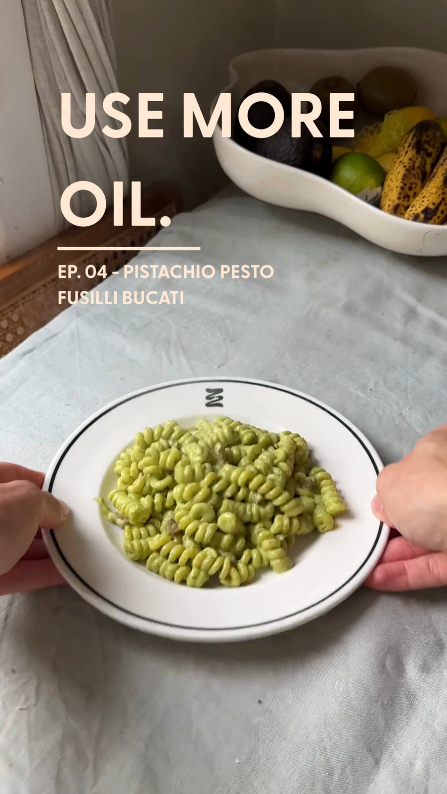 EP. 04: Pistachio Pesto Fusilli Bucati